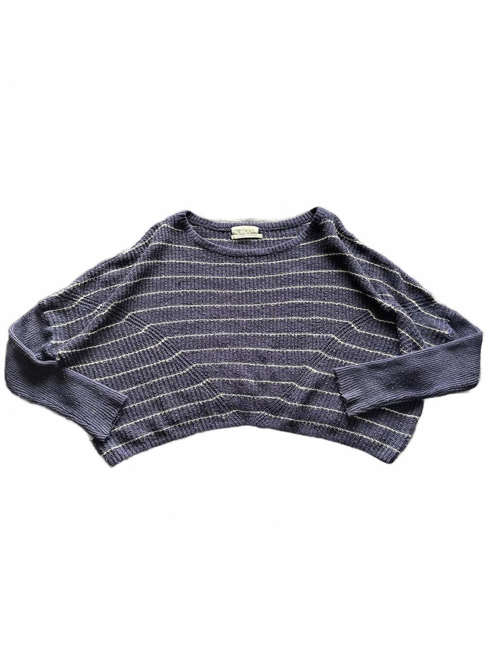 Urban Outfitters Striped Dolman Crop Sweater